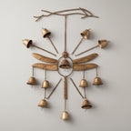 Dragonfly Wind Chime with Bells – Handcrafted Metal Garden Hanging Decor