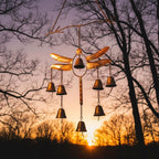 Dragonfly Wind Chime with Bells – Handcrafted Metal Garden Hanging Decor