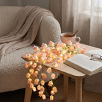 LED Lily of the Valley Garland – Romantic Artificial Flower String Lights Decor (10-Pack)