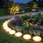 Solar Pebble Garden Lights – Stone Style LED Outdoor Landscape Decor