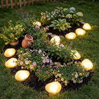 Solar Pebble Garden Lights – Stone Style LED Outdoor Landscape Decor