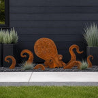 Whimsical Metal Octopus Garden Stake Set – Ocean-Inspired Outdoor Yard Decor
