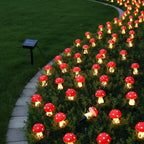 Solar Mushroom Garden Lights – Colorful LED Fairy Pathway Decor