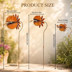 Rusty Metal Venus Flytrap Garden Stake – Whimsical Carnivorous Plant Yard Art