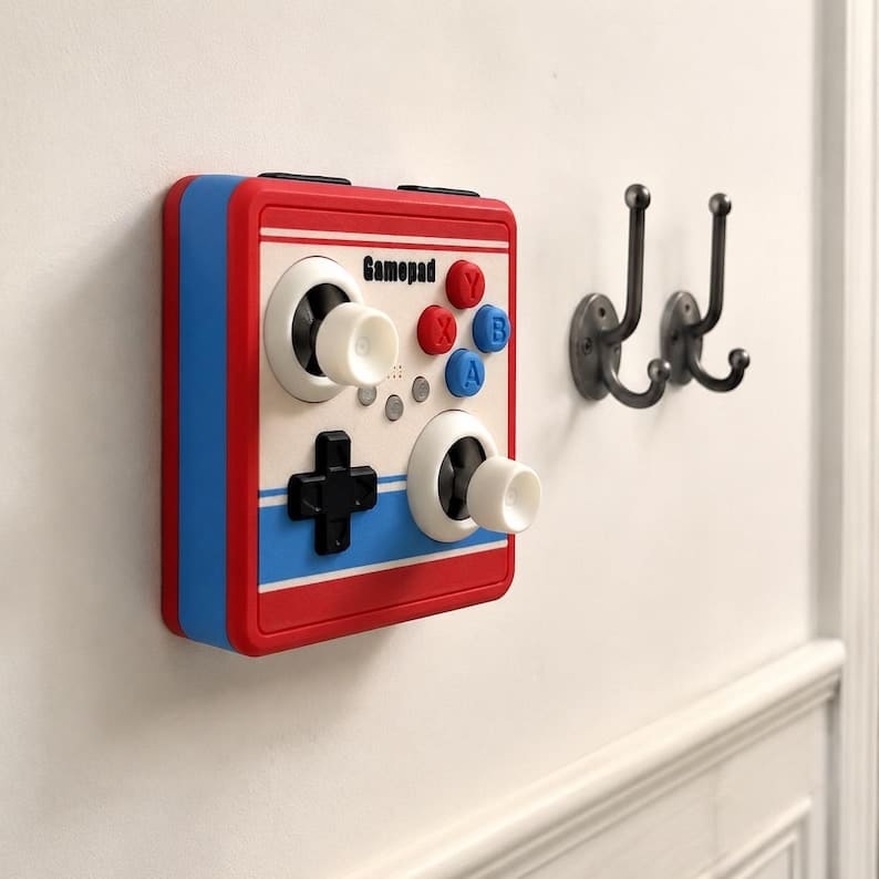 Retro Arcade Light Switch Cover – 3D Gamer Wall Plate Decor