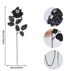 Halloween Eyeball Rose Bouquet – Spooky Artificial Roses for Gothic Decor (10 Pieces)
