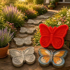 Reusable Garden Stepping Stone Mold for DIY Concrete Decor