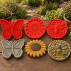 Reusable Garden Stepping Stone Mold for DIY Concrete Decor