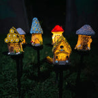 Vintage Solar Flower House Garden Light