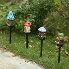 Vintage Solar Flower House Garden Light