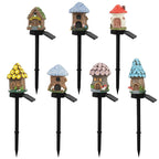 Vintage Solar Flower House Garden Light