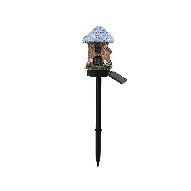 Vintage Solar Flower House Garden Light