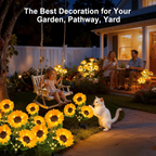 Solar LED Sunflower Garden Lights