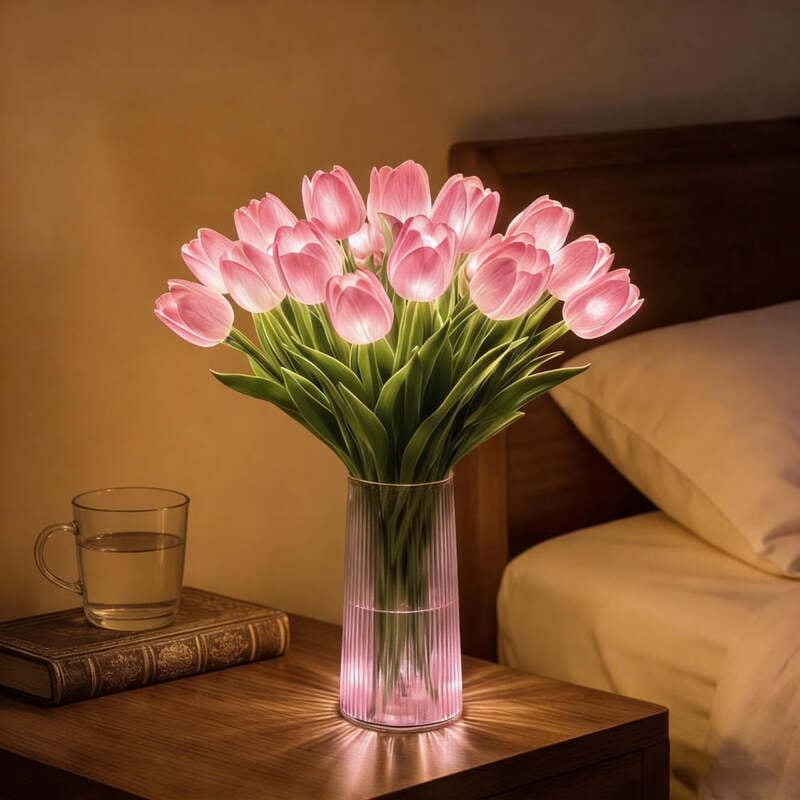 Romantische Tulpen-LED-Blumenlampe
