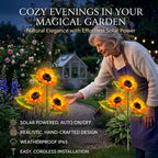 Solar LED Sunflower Garden Lights