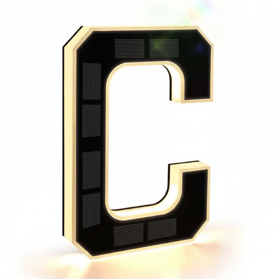 💡 Solar LED Lighted House Number Sign
