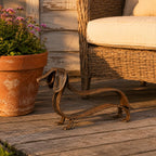 Metal Dachshund Sculpture – Rustic Indoor & Outdoor Decor