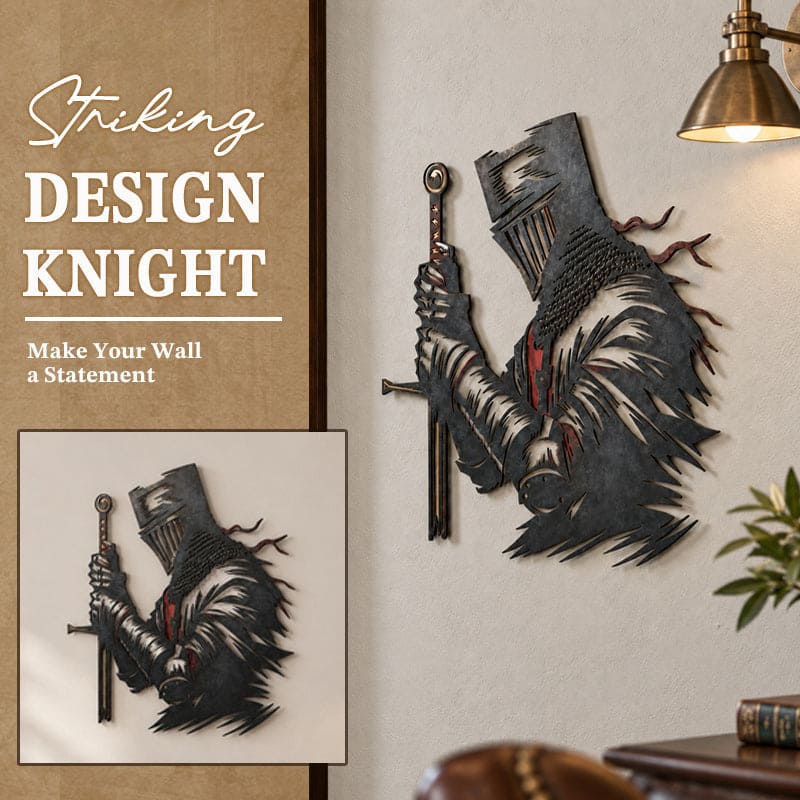 Medieval Knight Wall Decor With Gothic Armor Design