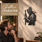 Medieval Knight Wall Decor With Gothic Armor Design