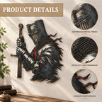 Medieval Knight Wall Decor With Gothic Armor Design