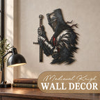 Medieval Knight Wall Decor With Gothic Armor Design
