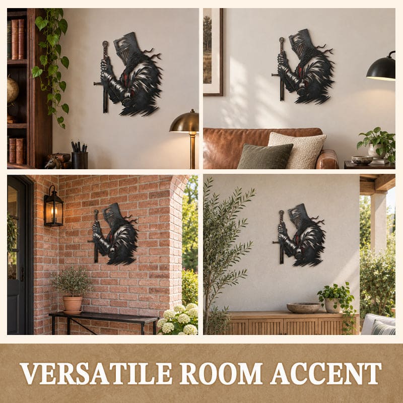 Medieval Knight Wall Decor With Gothic Armor Design
