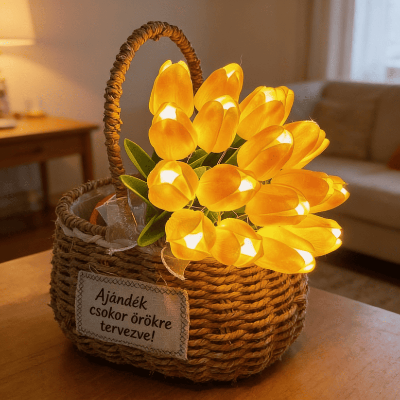 Romantische Tulpen-LED-Blumenlampe