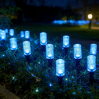 Solar Bubble Garden Stake Lights With Color-Changing LEDs