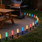 Solar Bubble Garden Stake Lights With Color-Changing LEDs