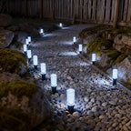 Solar Bubble Garden Stake Lights With Color-Changing LEDs