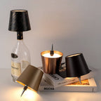 Wireless Dimmable Bottle Lamp with Rechargeable LED Light