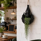 Gothic Bat Hanging Planter for Halloween Porch Decor