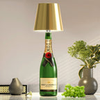 Wireless Dimmable Bottle Lamp with Rechargeable LED Light