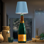 Wireless Dimmable Bottle Lamp with Rechargeable LED Light