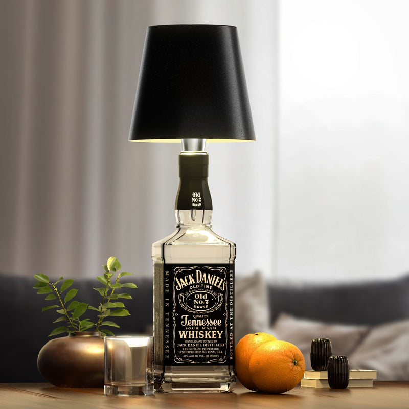 Wireless Dimmable Bottle Lamp with Rechargeable LED Light
