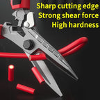 Heavy-Duty Stainless Steel Industrial Cutting Pliers – Multi-Purpose Metal Shears, Wire Cutter & Wire Stripper Tool