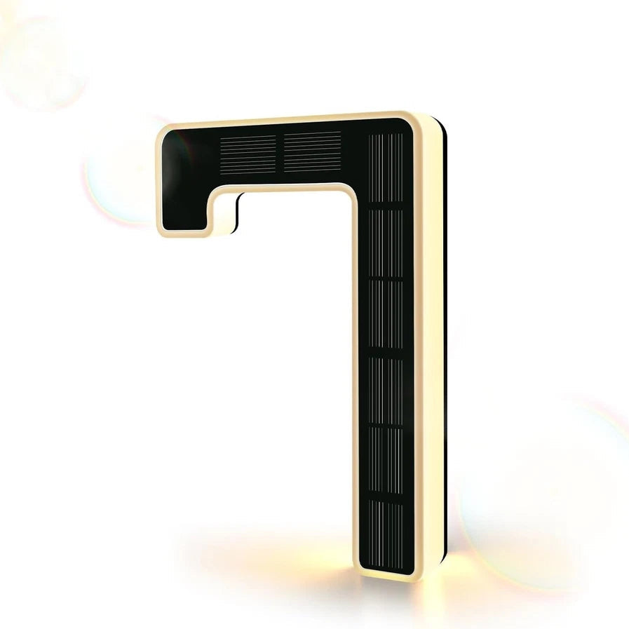 💡 Solar LED Lighted House Number Sign