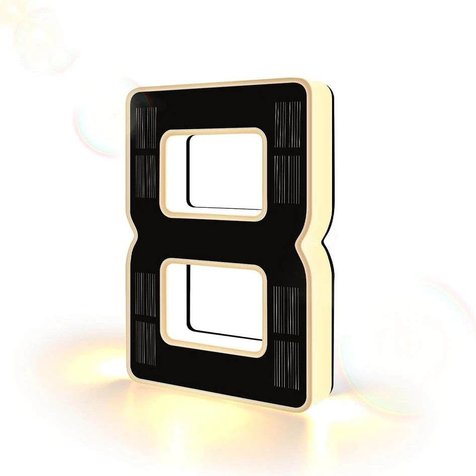 💡 Solar LED Lighted House Number Sign