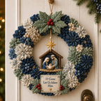 DIY Christmas Wreath Kit With Textured Corkboard Art