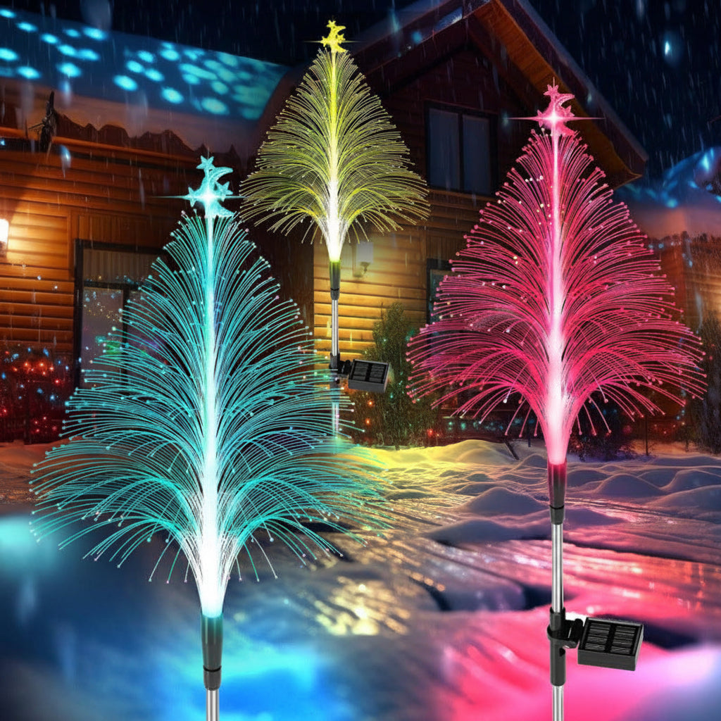 Solar Jellyfish Garden Lights – 7 Color Changing Waterproof Outdoor Butterfly Landscape Decor