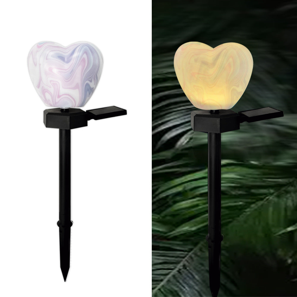 Solar Heart Garden Lights – Waterproof LED Outdoor Landscape Stake Lights for Garden & Patio