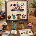 DIY 3D Beaded America 250th Anniversary Embroidery Kit – Handmade Craft Set
