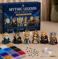 DIY 3D Beaded Mythical Legends Embroidery Kit – 4PCS Handmade Craft Set
