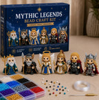 DIY 3D Beaded Mythical Legends Embroidery Kit – 4PCS Handmade Craft Set