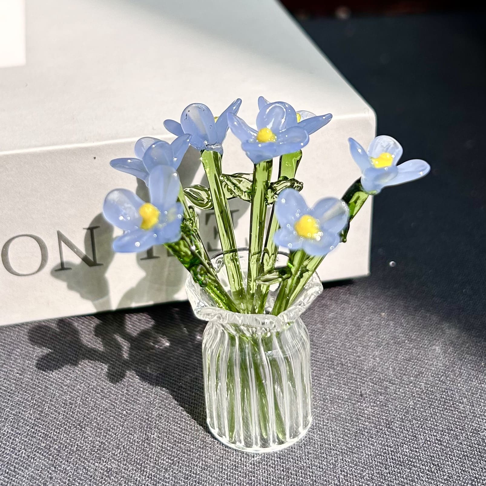 Mini Glass Flower Ornament