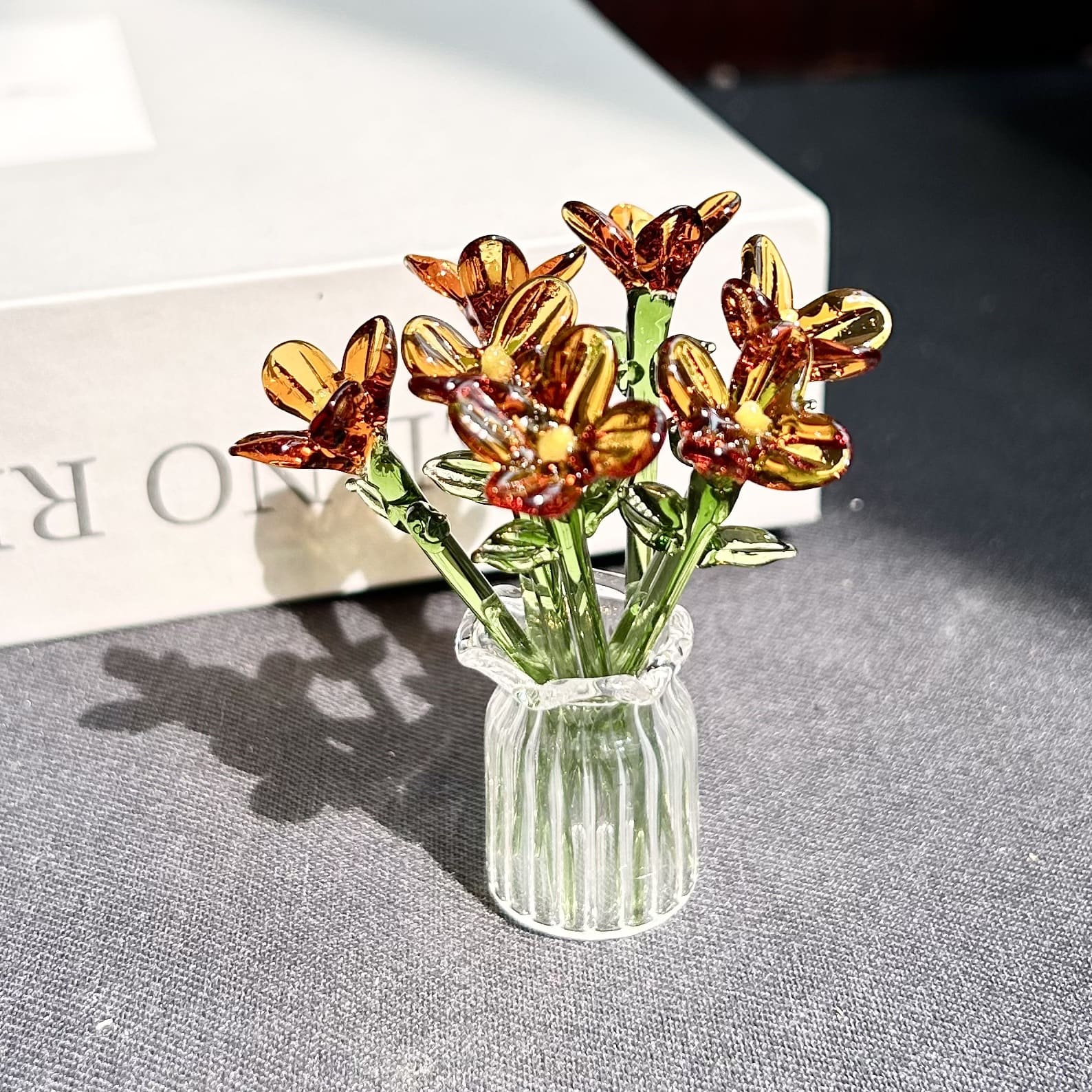 Mini Glass Flower Ornament