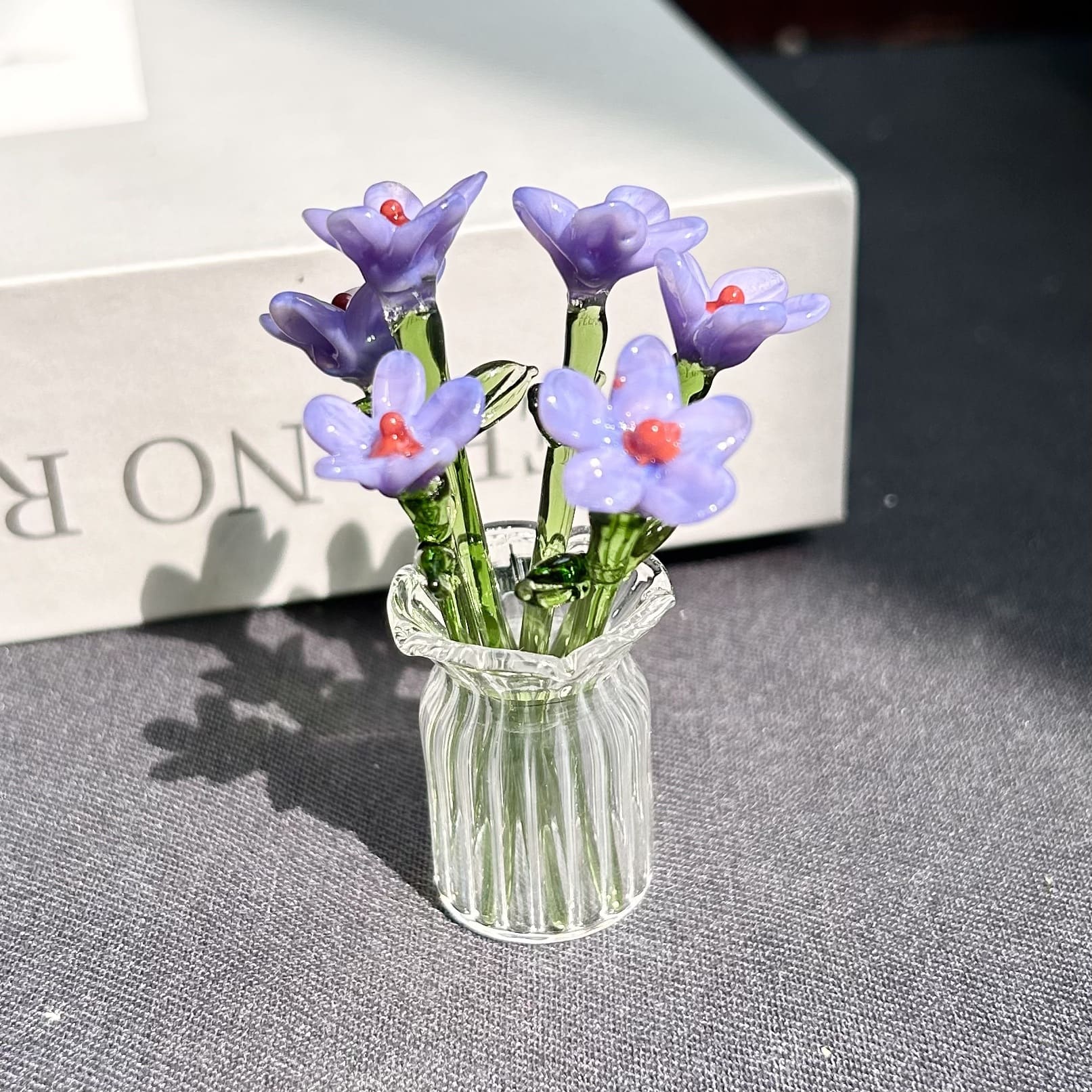 Mini Glass Flower Ornament