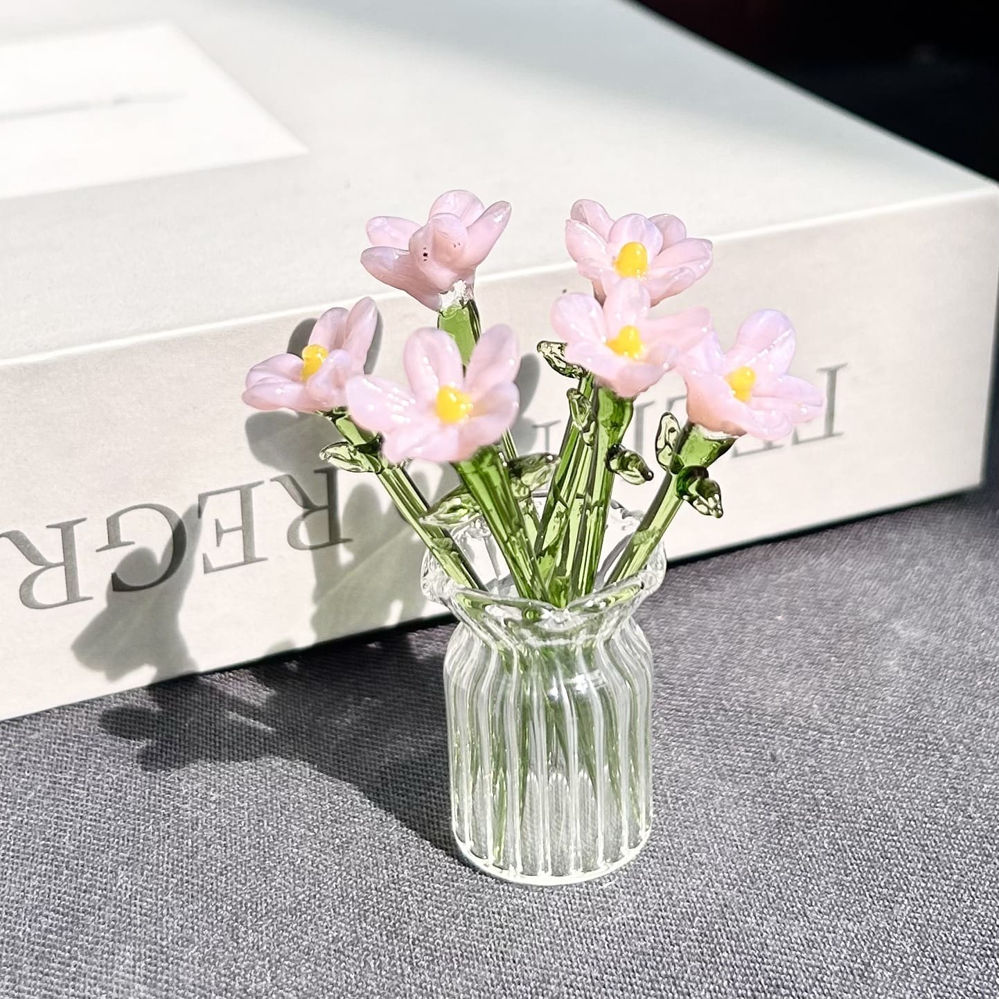 Mini Glass Flower Ornament