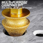Diamond Beveling Chamfer Bit for Angle Grinder – 10mm Thread Countersink Drill for Concrete, Tile, Marble & Metal