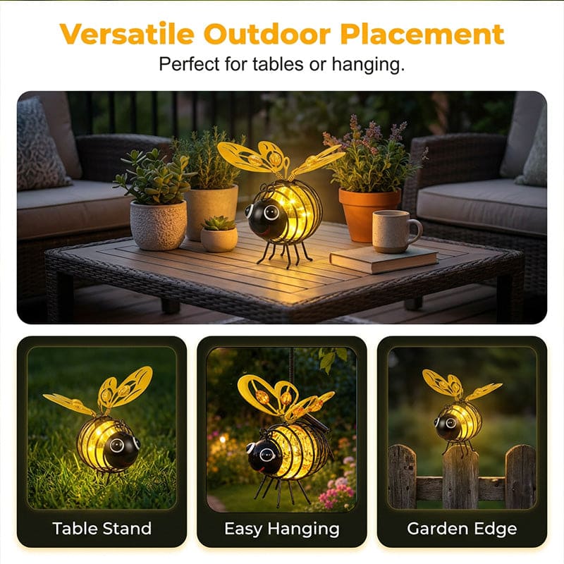 Solar Bee Garden Lights